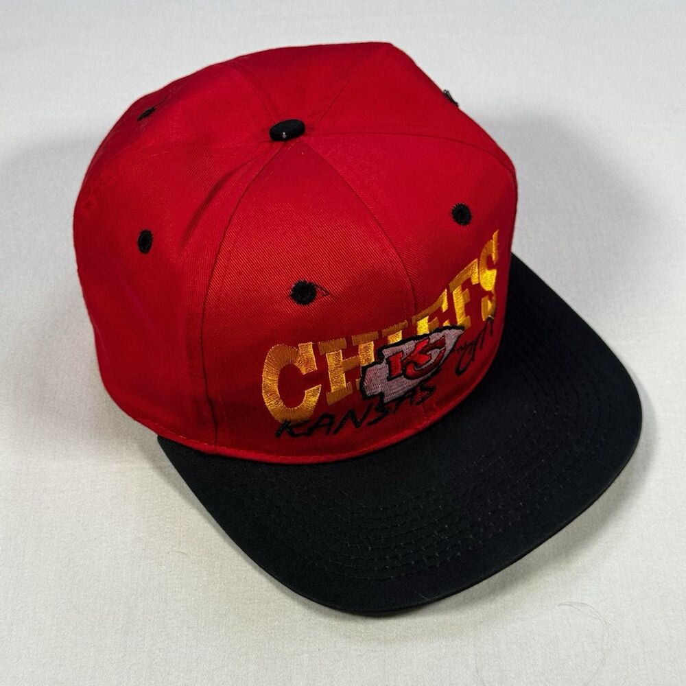 Vintage NFL Kansas City Chiefs Drew Pearson Snapback Hat - OSFM
